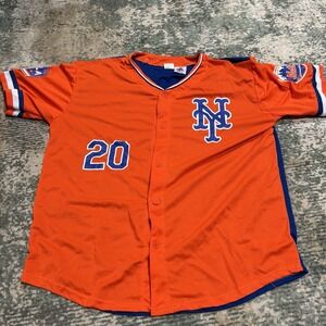 The 7 Line Pete Alonso New York Mets Army Jersey Mens 2XL 2020 Orange Blue